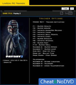 Payday 2  +17 v1.23.2 Update 50 {LinGon}