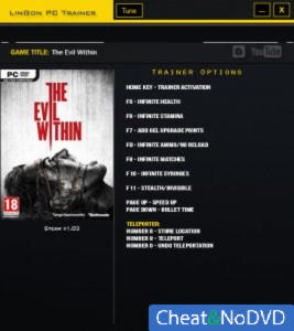 The Evil Within  Trainer +11 v1.03 {LinGon}