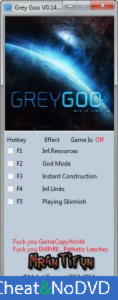 Grey Goo  Trainer +4 v0.14.52083 {MrAntiFun}