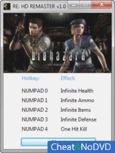 Resident Evil HD Remaster  Trainer +5 v1.0 {GRIZZLY}