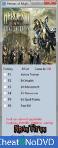 Heroes of Might and Magic 3: HD Edition  Trainer +6 v1.0 {MrAntiFun}