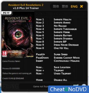 Resident Evil: Revelations 2 Episode 1  Trainer +14 v1.0 {FLiNG}