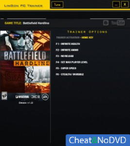 Battlefield Hardline  Trainer +6 v1.0 {LinGon}