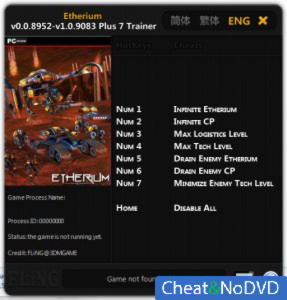 Etherium  Trainer +7 v1.0.9083 {FLiNG}