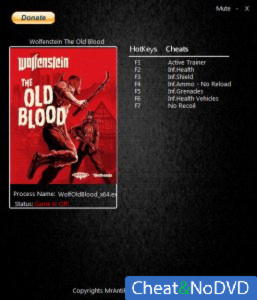 Wolfenstein: The Old Blood  Trainer +7 v1.00 {MrAntiFun}