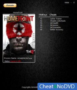 Homefront  Trainer +4 v1.5.5 {MrAntiFun}