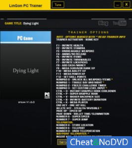 Dying Light  Trainer +31 v1.6.0 {LinGon}