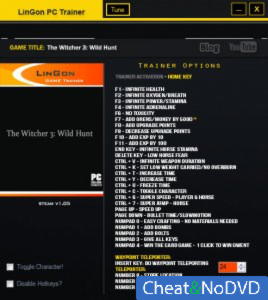 The Witcher 3: Wild Hunt  Trainer +32 v1.05 {LinGon}