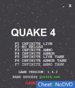 Quake 4  Trainer +7 v1.4.2 {LIRW / GHL}