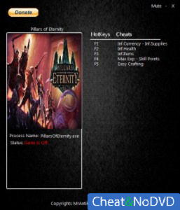 Pillars of Eternity  Trainer +7 v2.00.0706 {MrAntiFun}