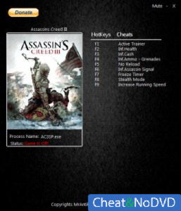 Assassins Creed 3  +8 1.06 Update 10.09.15 {MrAntiFun}