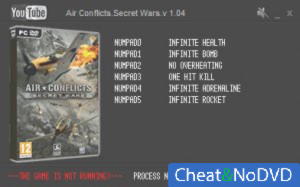 Air Conflicts: Secret Wars  Trainer +6 v1.04 {LIRW / GHL}