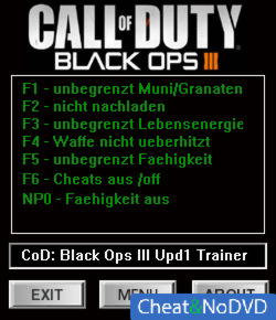 Call of Duty: Black Ops 3  Trainer +6 v1.01 {dR.oLLe}