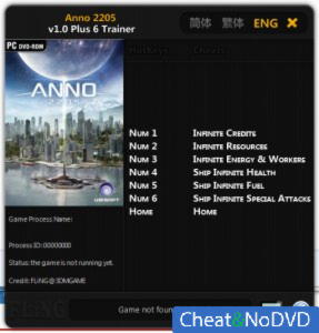 Anno 2205  Trainer +6 v1.0 {FLiNG}