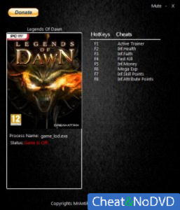 Legends Of Dawn Reborn Trainer +7 v2.75 64Bit {MrAntiFun}