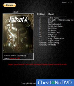 Fallout 4  Trainer +14 v1.1.30.0.0 {MrAntiFun}