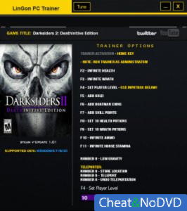 Darksiders 2: Deathinitive Edition  Trainer +13 v1.1 {LinGon}