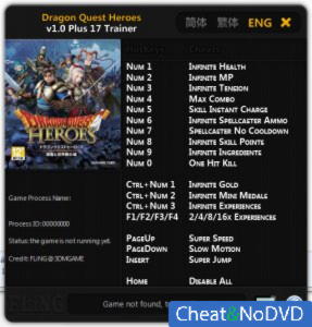 Dragon Quest Heroes: Slime Edition  Trainer +17 v1.0 {FLiNG}