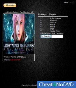 Lightning Returns: Final Fantasy 13  Trainer +7 v1.0 {MrAntiFun}