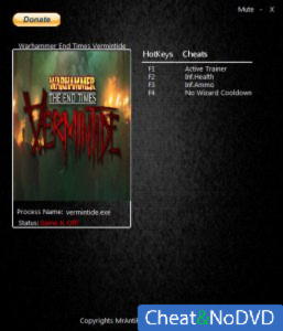 Warhammer: End Times - Vermintide Trainer +3 v1.0.1.2 {MrAntiFun}