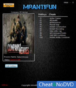 Company of Heroes  +9 v2.700.2.42 {MrAntiFun}