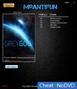 Grey Goo  Trainer +5 v0.14.548548 {MrAntiFun}