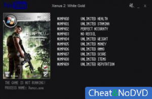 Xenus 2: White Gold  Trainer +10 v1.1 Up 07.01.2016 {LIRW / GHL}