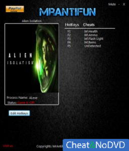 Alien: Isolation  Trainer +5 v1.7.2016 {MrAntiFun}