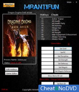 Dragons Dogma: Dark Arisen  Trainer +17 v1.0 {MrAntiFun}