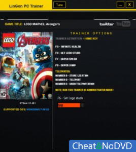 LEGO Marvel's Avengers  Trainer +6 v1.1 {LinGon}