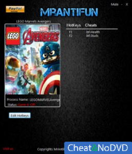 LEGO Marvel's Avengers  Trainer +2 v1.00 {MrAntiFun}