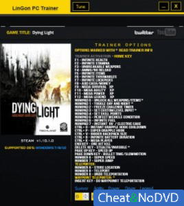 Dying Light: The Following  Trainer +35 v1.10.01.0 {LinGon}