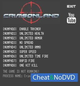 Crimsonland  Trainer +7 Latest Steam {LIRW GHL}