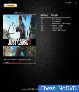 Just Cause 3  Trainer +7 v3.7.2016 {MrAntiFun}