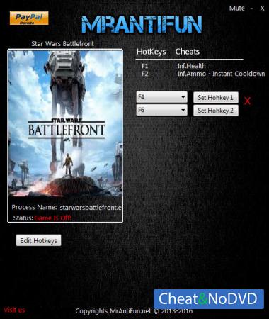 Star Wars: Battlefront  Trainer +3 v1.5.2252 {MrAntiFun}