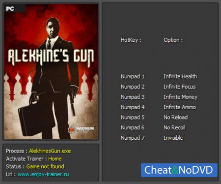 Alekhine's Gun  Trainer +7 v1.0 {Enjoy}