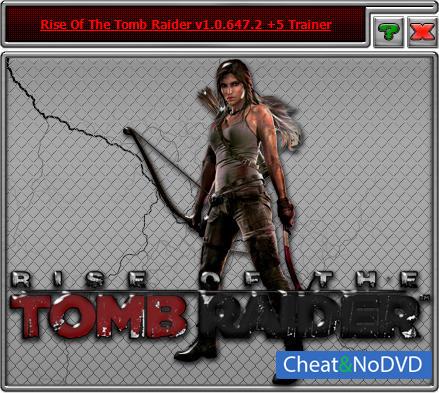 Rise of the Tomb Raider  Trainer +5 v1.0.647.2 {HoG}