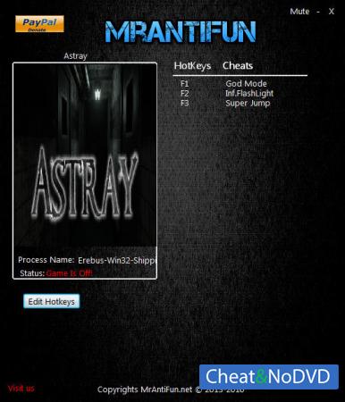 Astray  Trainer +3 Latest Steam {MrAntiFun}