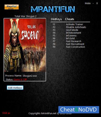 Total War: Shogun 2  +8 v1.1.0.0 Final Version {MrAntiFun}