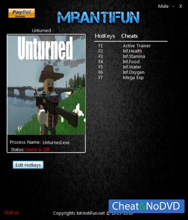 Unturned  Trainer +6 v3.14.13.1 {MrAntiFun}