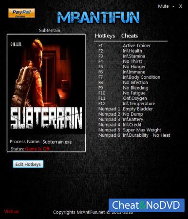 Subterrain  Trainer +18 v1.0.6.8 {MrAntiFun}