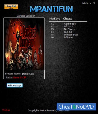 Darkest Dungeon  Trainer +6 Build 14017 {MrAntiFun}