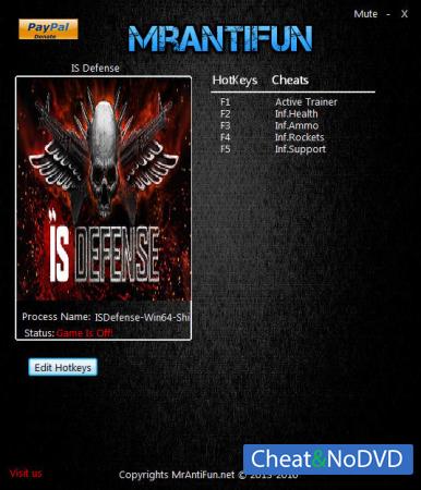 IS Defense  Trainer +4 v21.04.2016 {MrAntiFun}