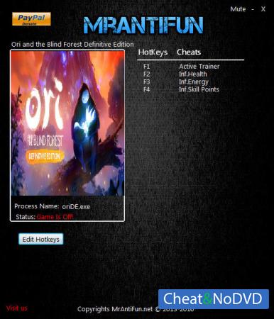 Ori and the Blind Forest  Trainer +3 v1.00 {MrAntiFun}