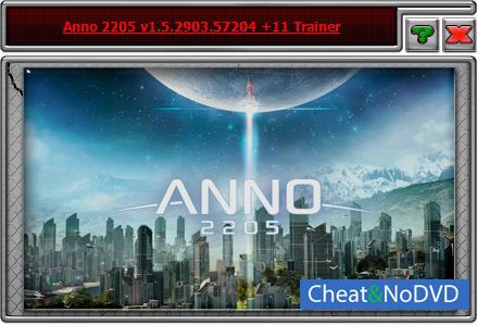 Anno 2205  Trainer +11 v1.5.2903.57204 {HoG}