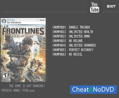 Frontlines: Fuel of War  Trainer +6 v1.3 {LIRW GHL}