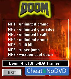 Doom 2016  Trainer +7 v1.0 {dR.oLLe}