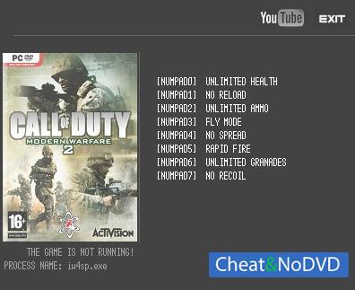 Call of Duty: Modern Warfare 2  Trainer +8 v1.0 {LIRW GHL}