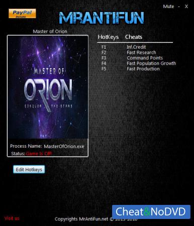 Master of Orion 2016  Trainer +5 v43.6 64 Bit {MrAntiFun}