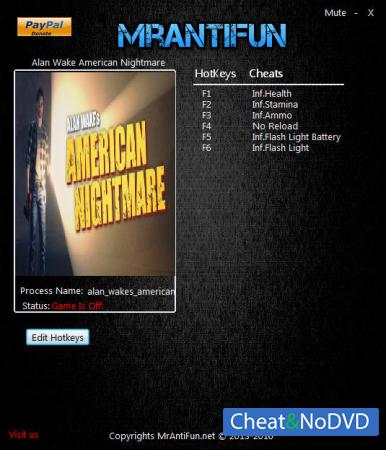 Alan Wake's American Nightmare  Trainer +6 v1.03.17 {MrAntiFun}